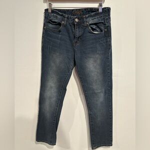 Carbon Men’s 30x30 Dark Wash Slim Straight Freedom Flex Stretch Jeans